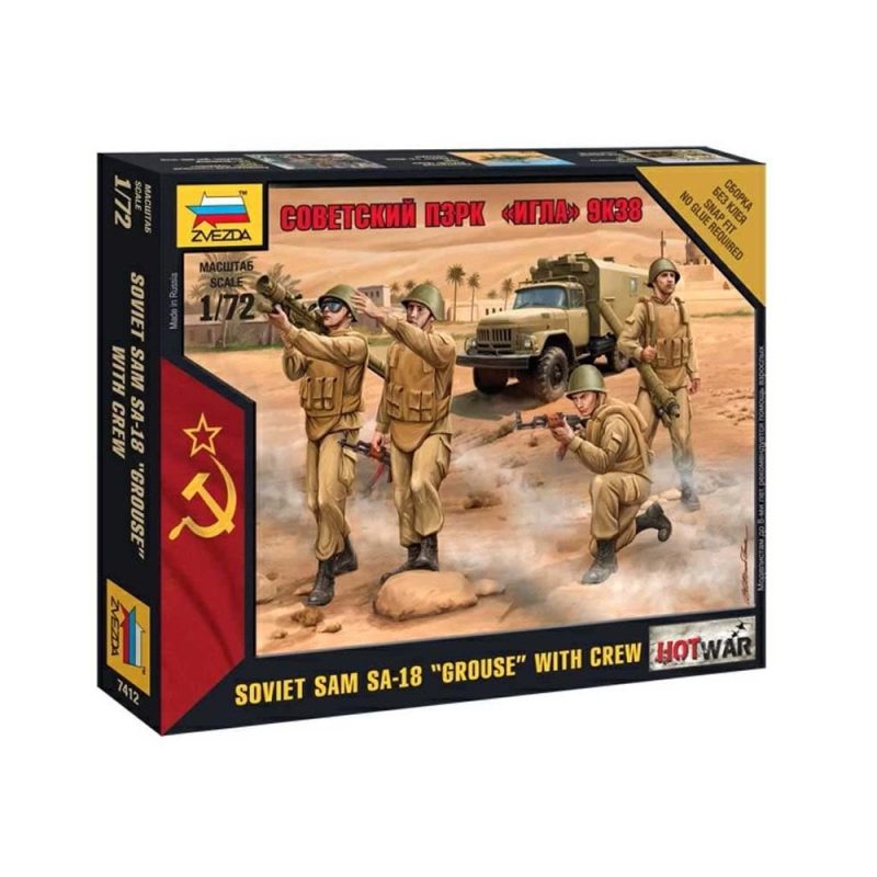 Zvezda Soviet Sam SA-18 "Grouse" (1/72) 7412