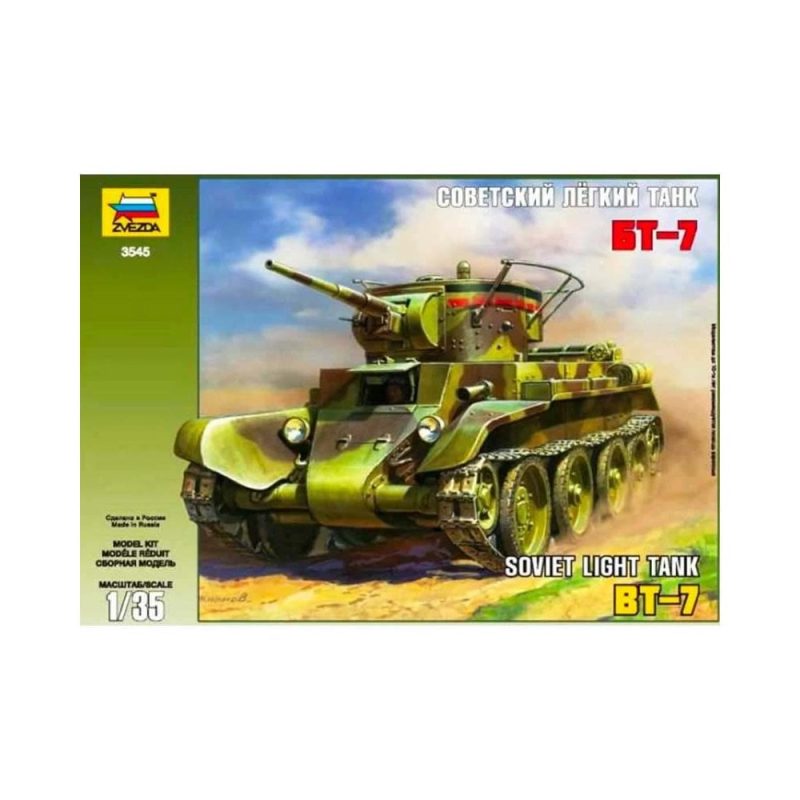 Zvezda Soviet Light Tank BT-7 (1/35) 3545