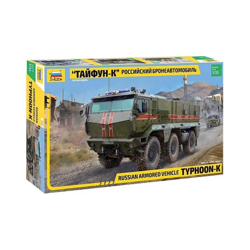 Zvezda Russian Armored Vehicle Typhoon-K (1/35) 3701