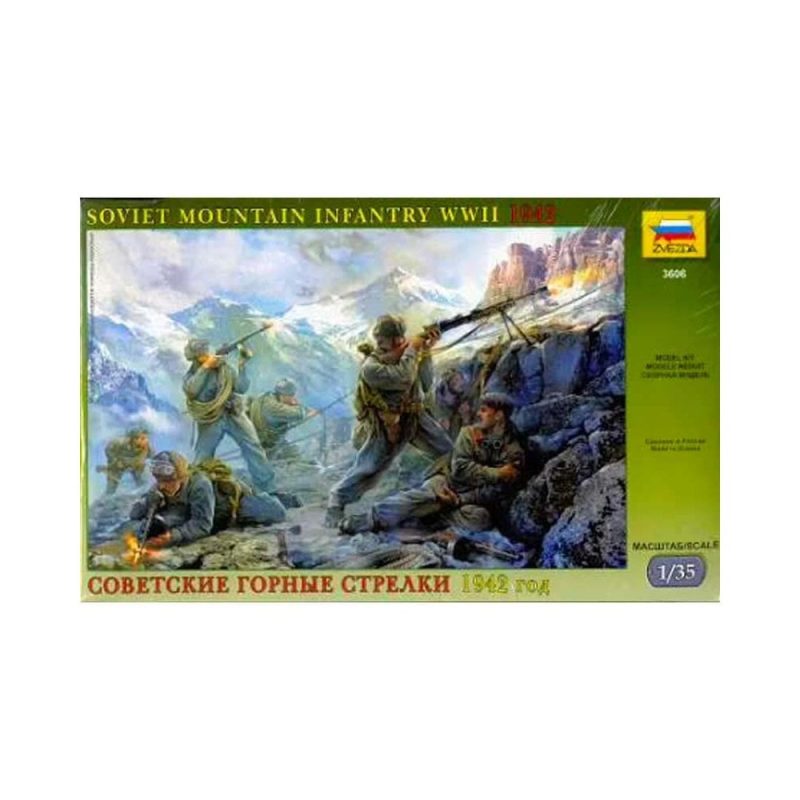 Zvezda Soviet Mountain Troops WWII (1/35) 3606