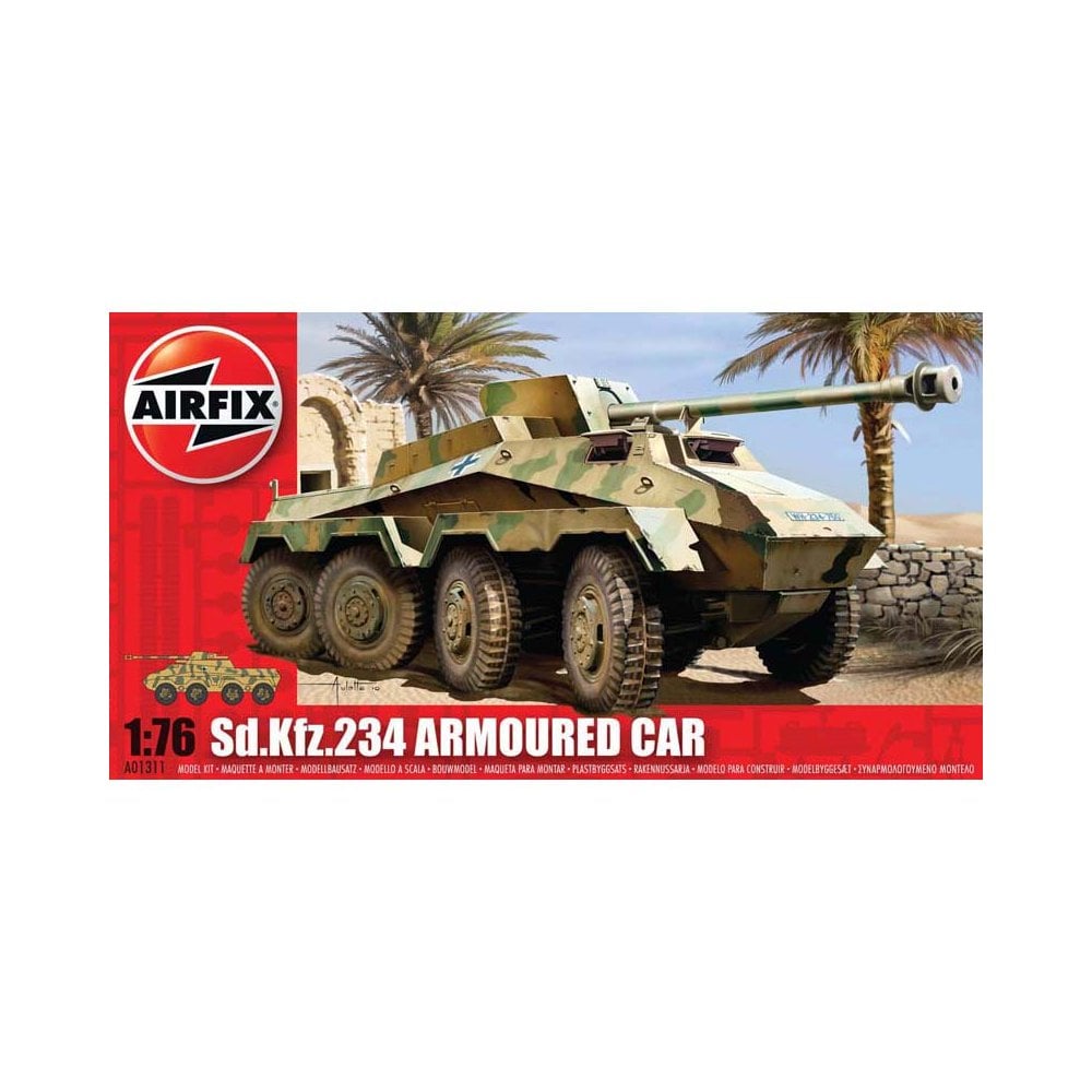 1/76 German Armoured Car Airfix A01311 1/76 German Armoured Car Airfix A01311
