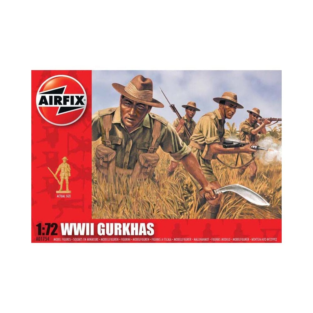 1/72 WWII Gurkhas Airfix A01754 1/72 WWII Gurkhas Airfix A01754