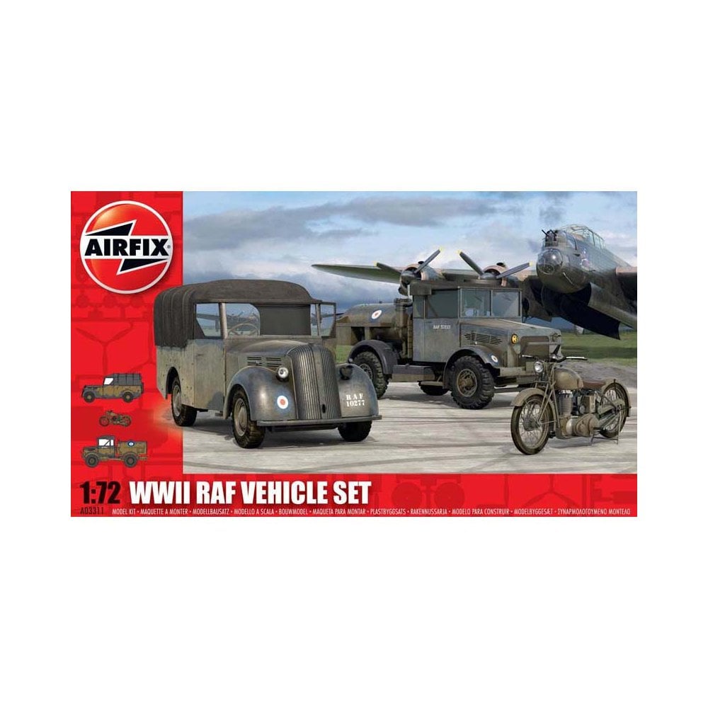 1/72 WWII RAF Vehicle Set Airfix A03311 1/72 WWII RAF Vehicle Set Airfix A03311
