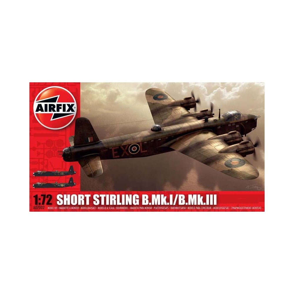 1/72 Short Stirling B.Mk.I/B.Mk.III Airfix A07002 1/72 Short Stirling B.Mk.I/B.Mk.III Airfix A07002