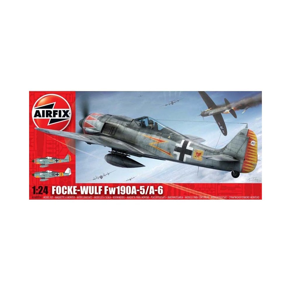 1/24 Focke Wulf Fw-190A-5/A-6 Airfix A16001A 1/24 Focke Wulf Fw-190A-5/A-6 Airfix A16001A