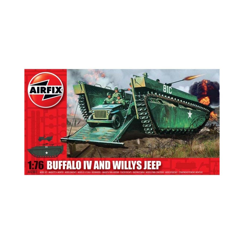 1/76 Buffalo IV and Willys Jeep Airfix A02302 1/76 Buffalo IV and Willys Jeep Airfix A02302