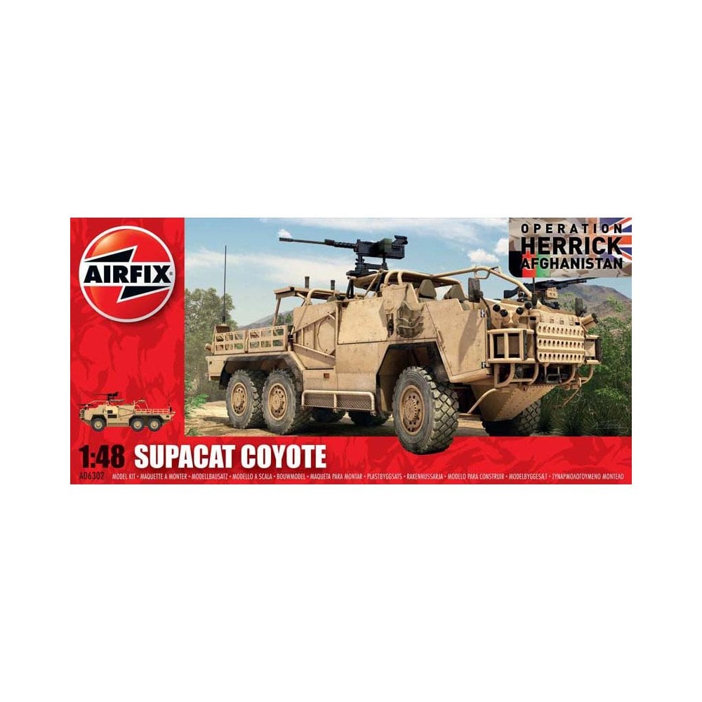 1/48 Supacat HMT600 Coyote Airfix A06302 1/48 Supacat HMT600 Coyote Airfix A06302