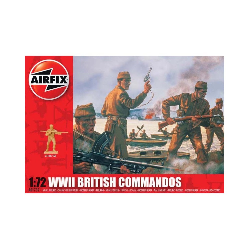 1/72 WWII British Commandos Airfix A01732 1/72 WWII British Commandos Airfix A01732