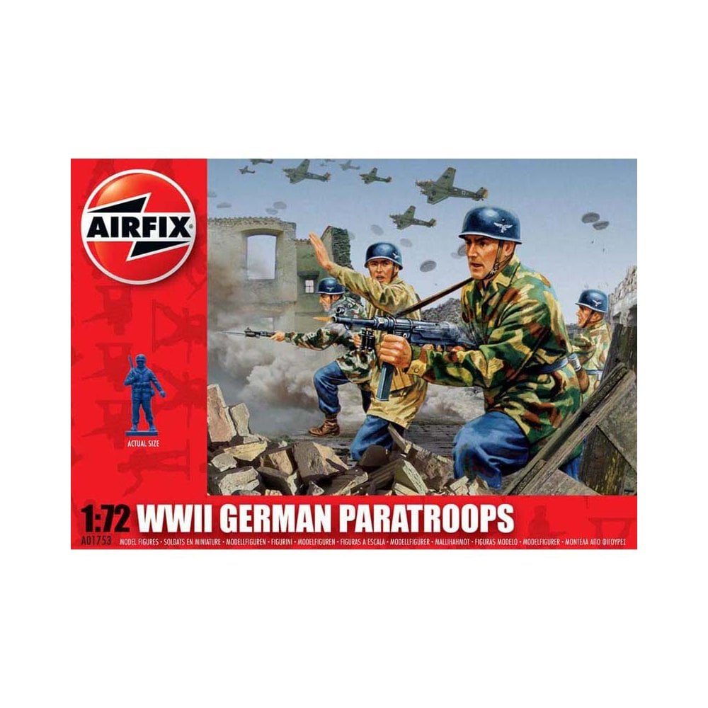1/72 WWII German Paratroops Airfix A01753 1/72 WWII German Paratroops Airfix A01753