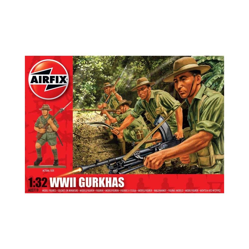 1/32 WWII Gurkhas Airfix A02719 1/32 WWII Gurkhas Airfix A02719