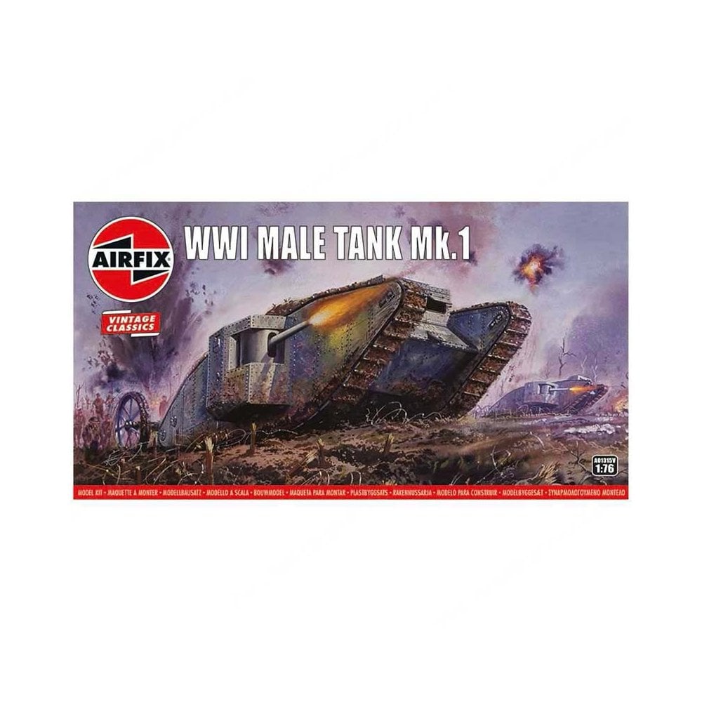 1/76 WWI Male Tank Airfix A01315 1/76 WWI Male Tank Airfix A01315