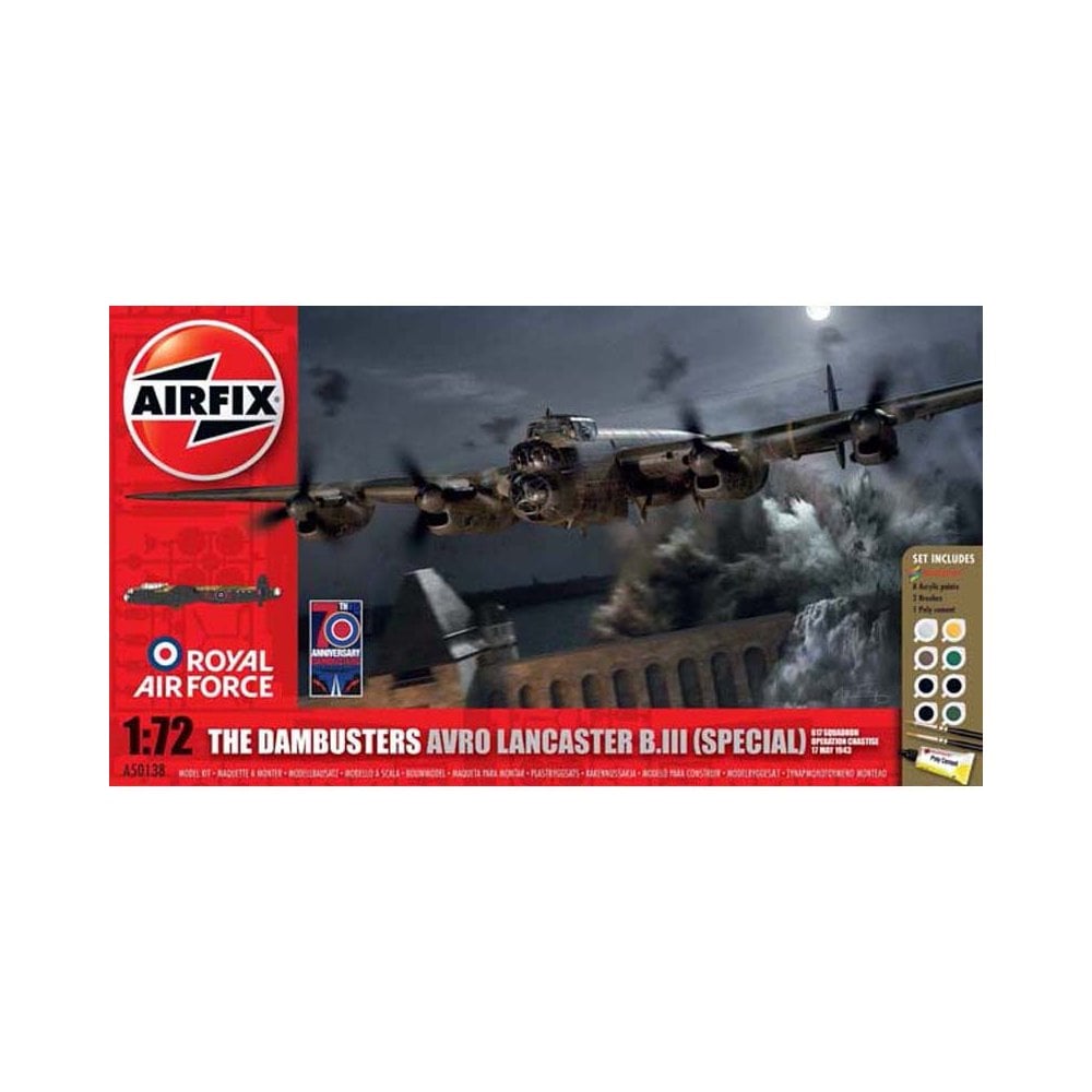 1/72 The Dambusters Avro Lancaster B.III Airfix A50138 1/72 The Dambusters Avro Lancaster B.III Airfix A50138