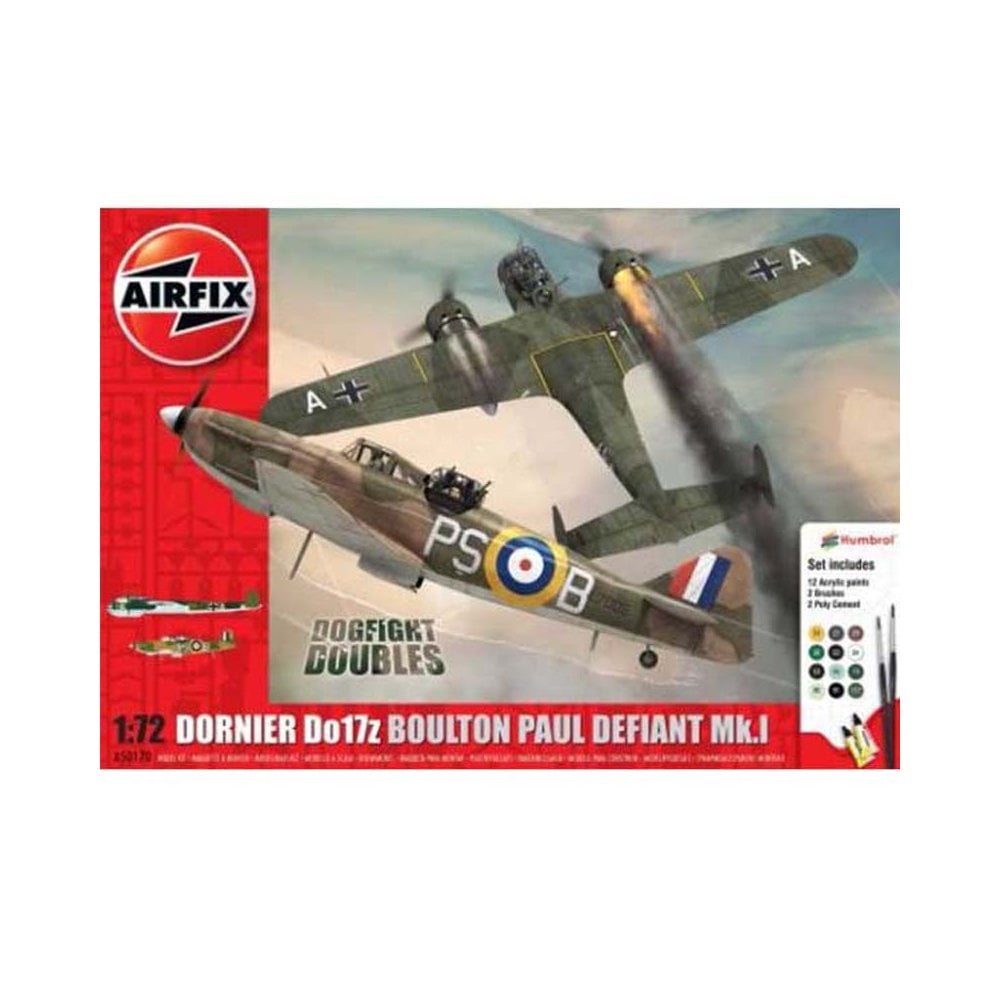 1/72 Dornier Do17Z Boulton Paul Defiant Mk.I Airfix A50170 1/72 Dornier Do17Z Boulton Paul Defiant Mk.I Airfix A50170