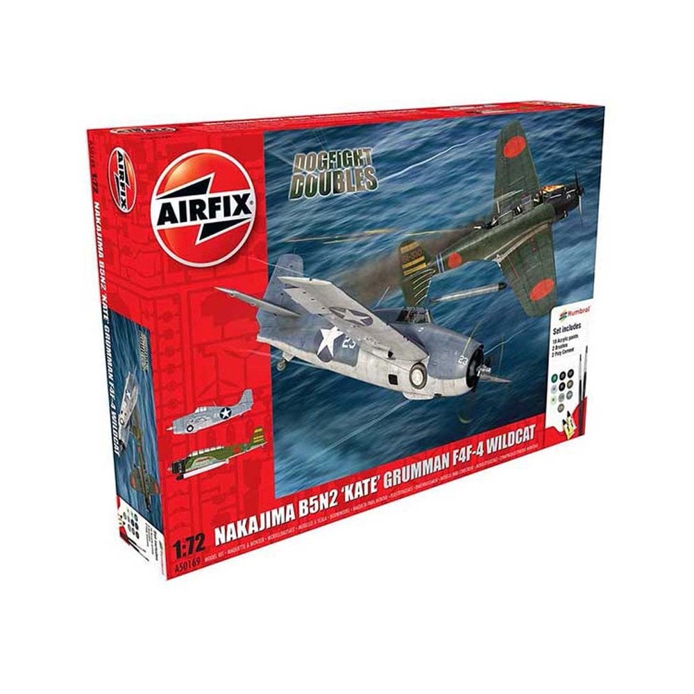 1/72 Nakajima B5N2 Kate Grumman Wildcat F4F4 Airfix A50169 1/72 Nakajima B5N2 Kate Grumman Wildcat F4F4 Airfix A50169