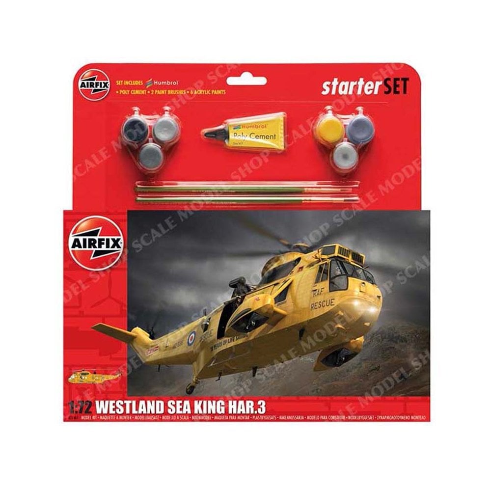1/72 Westland Sea King HAR.3 Starter Set Airfix A55307 1/72 Westland Sea King HAR.3 Starter Set Airfix A55307