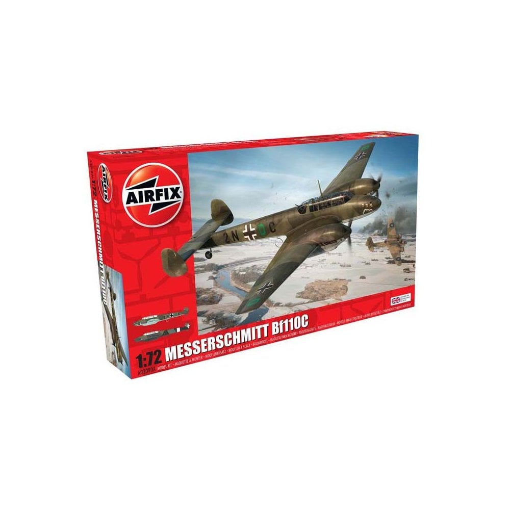 1/72 Messerschmitt BF110C/D Airfix A03080A 1/72 Messerschmitt BF110C/D Airfix A03080A