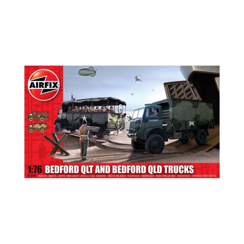 Airfix Bedford QLT and Bedford QLD Trucks (1/76) A03306