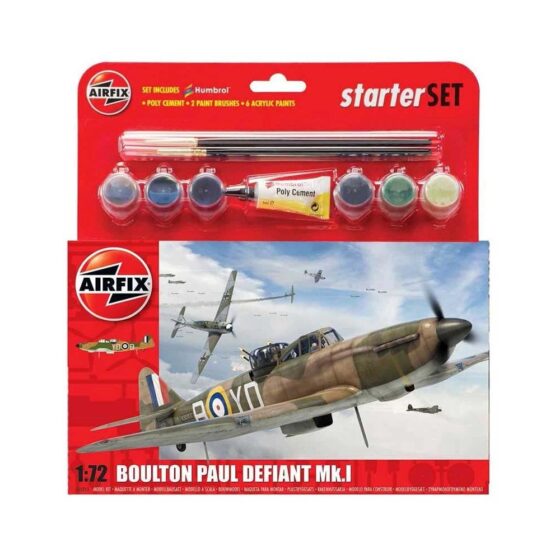Airfix Boulton Paul Defiant Mk.1 Starter Set (1/72) A55213 Airfix Boulton Paul Defiant Mk.1 Starter Set (1/72) A55213