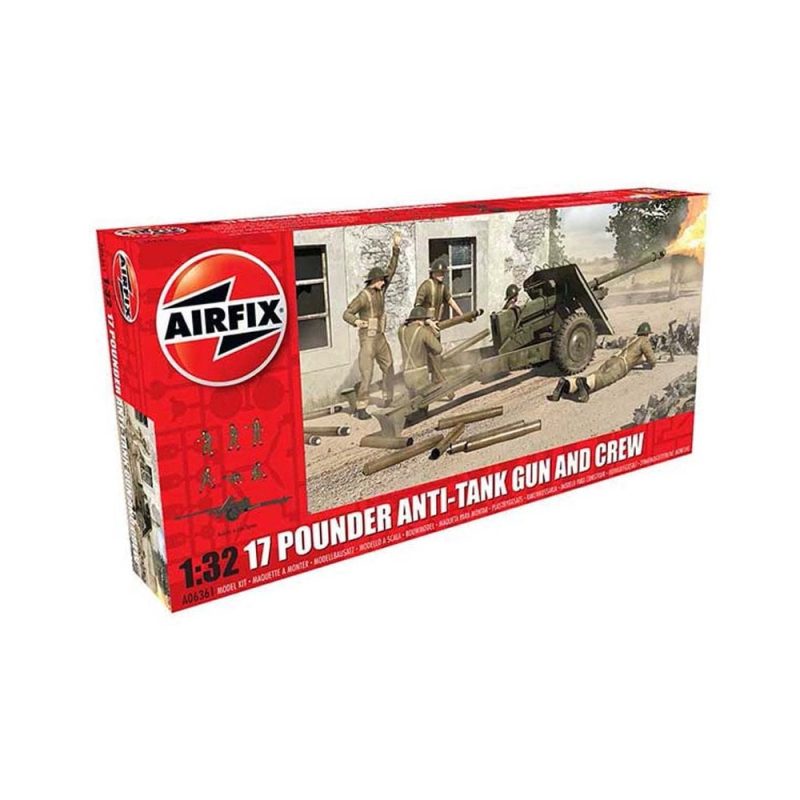 Airfix 17 Pdr Anti-Tank Gun (1/32) A06361