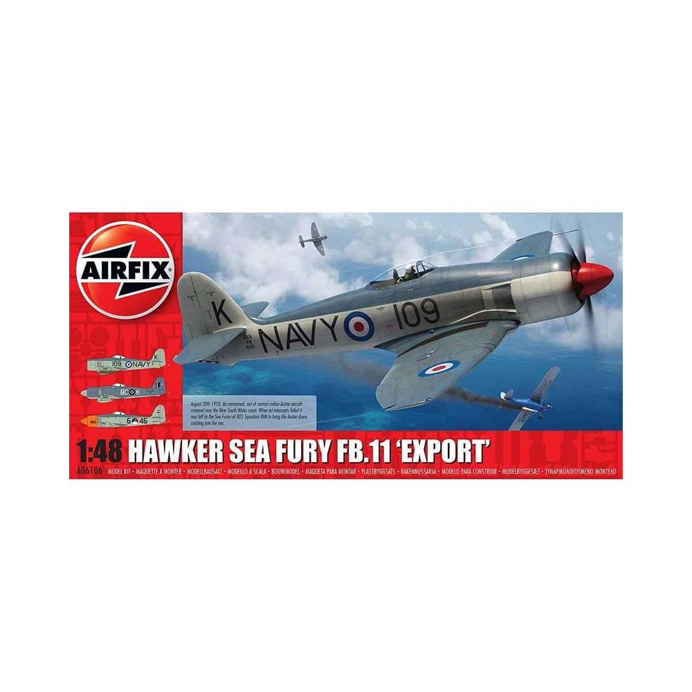 1/48 Hawker Sea Fury FB.II Export Edition Airfix A06106 1/48 Hawker Sea Fury FB.II Export Edition Airfix A06106