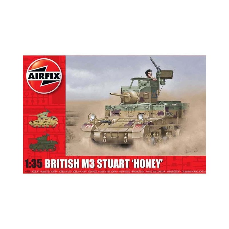 Airfix M3 Stuart, Honey (British Version) (1/35) A1358