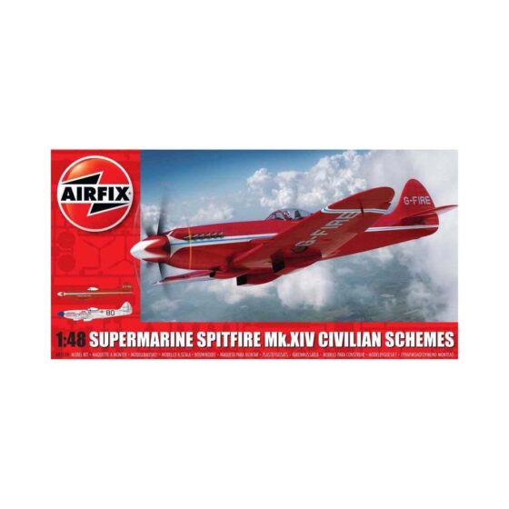 Airfix Supermarine Spitfire MkXIV Civilian Schemes (1/48) A05139 Airfix Supermarine Spitfire MkXIV Civilian Schemes (1/48) A05139