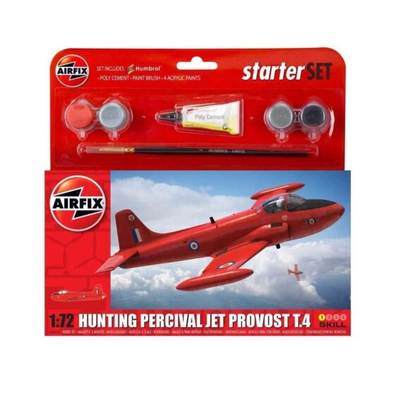 Airfix Hunting Percival Jet Provost T.4 Starter Set (1/72) A55116 Airfix Hunting Percival Jet Provost T.4 Starter Set (1/72) A55116