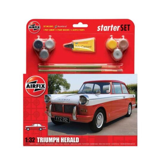 Airfix Medium Starter Set - Triumph Herald (1/32) A55201 Airfix Medium Starter Set - Triumph Herald (1/32) A55201