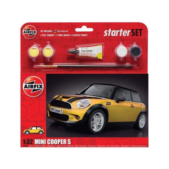 Airfix Large Starter Set - MINI Cooper S (1/32) A55310 Airfix Large Starter Set - MINI Cooper S (1/32) A55310