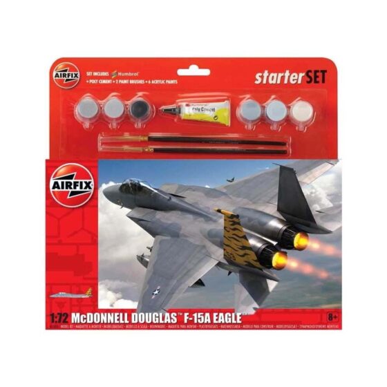Airfix Large Starter Set - McDonnell Douglas F-15A Eagle (1/72) A55311 Airfix Large Starter Set - McDonnell Douglas F-15A Eagle (1/72) A55311