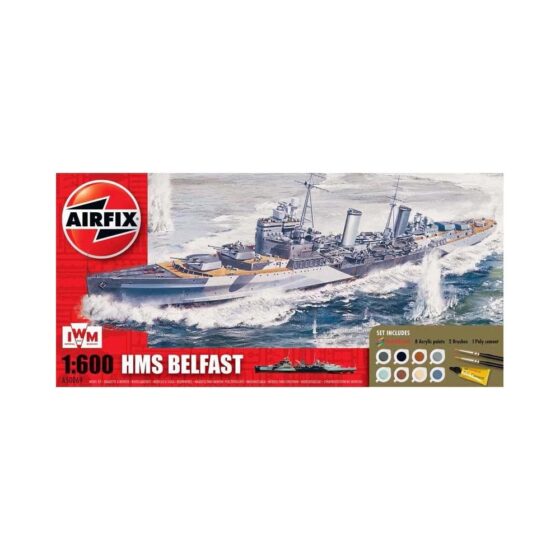Airfix HMS Belfast Gift Set (1/600) A50069 Airfix HMS Belfast Gift Set (1/600) A50069