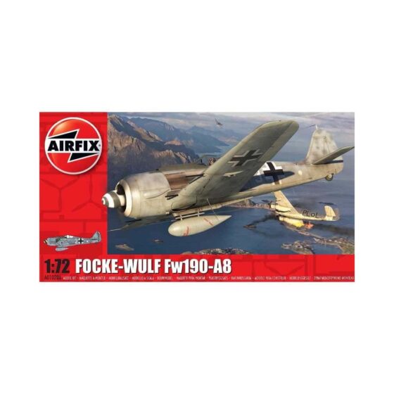 Airfix Focke Wulf Fw190A-8 (1/72) A01020A Airfix Focke Wulf Fw190A-8 (1/72) A01020A