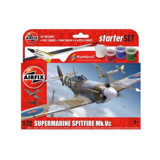 Airfix Starter Set Supermarine Spitfire MkVc (1/72) A55001 Airfix Starter Set Supermarine Spitfire MkVc (1/72) A55001