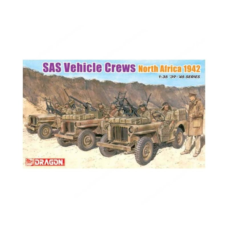 Dragon SAS Vehicle Crew X7 North Africa 42 (1/35) 6682 Dragon SAS Vehicle Crew X7 North Africa 42 (1/35) 6682