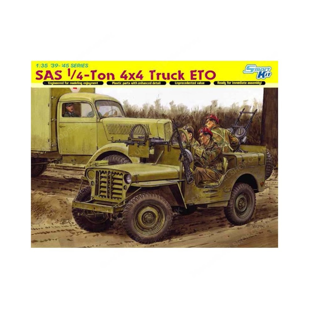 Dragon SAS Raider 4X4 Truck ETO (1/35) 6725 Dragon SAS Raider 4X4 Truck ETO (1/35) 6725
