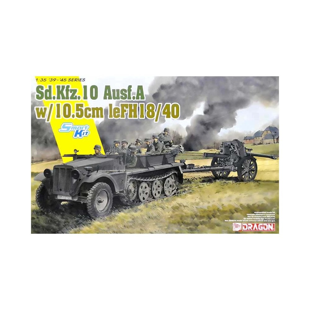 Dragon Sdkfz 10 +10.5Cm Ke Fg 18/40 (1/35) 6939 Dragon Sdkfz 10 +10.5Cm Ke Fg 18/40 (1/35) 6939