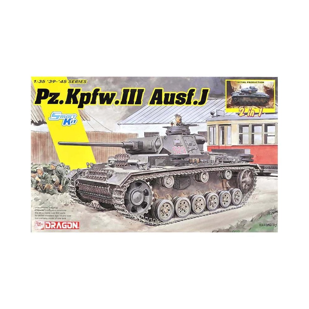 Dragon Pz.Kpfw. III Ausf.J Initial/Early Production 2in1 (1/35) 6954 Dragon Pz.Kpfw. III Ausf.J Initial/Early Production 2in1 (1/35) 6954