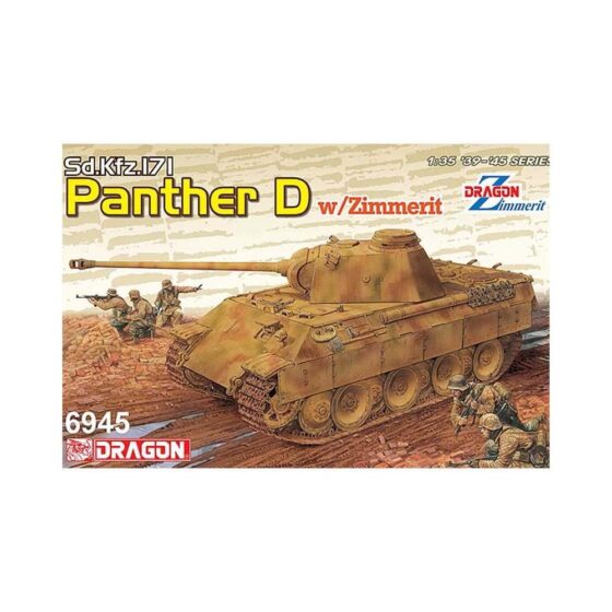 Dragon Sdkfz 181 Panther Ausf D With Zimmerit (1/35) 6945 Dragon Sdkfz 181 Panther Ausf D With Zimmerit (1/35) 6945
