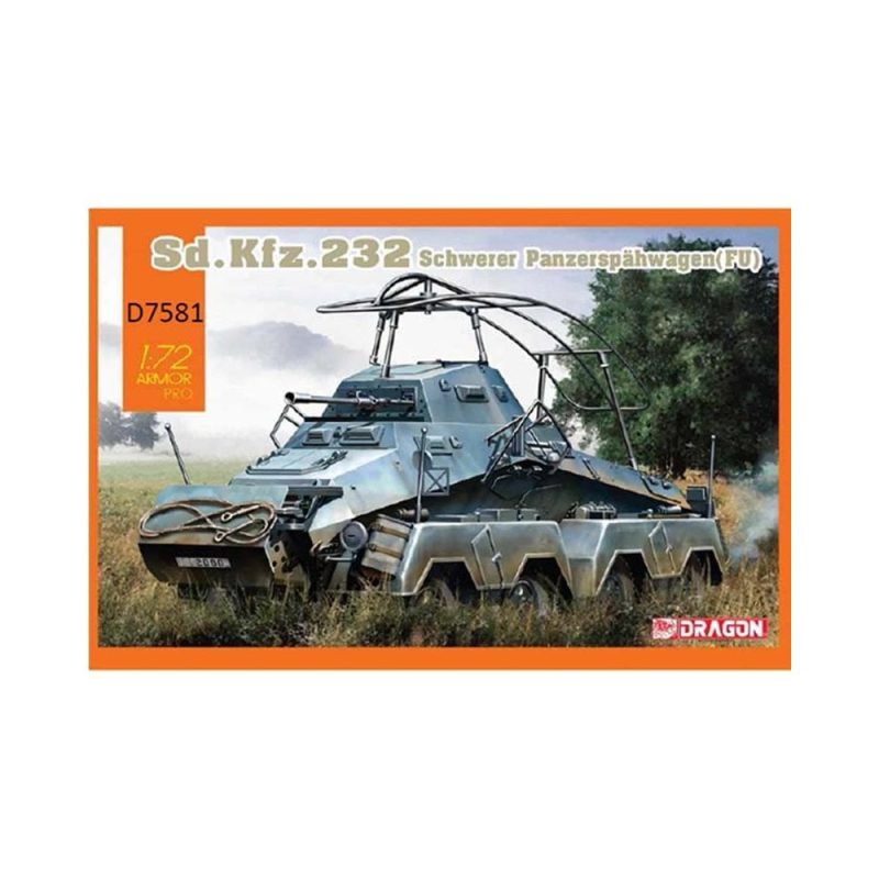 Dragon Sd Kfz232 Schwerer Panzer (1/72) 7581