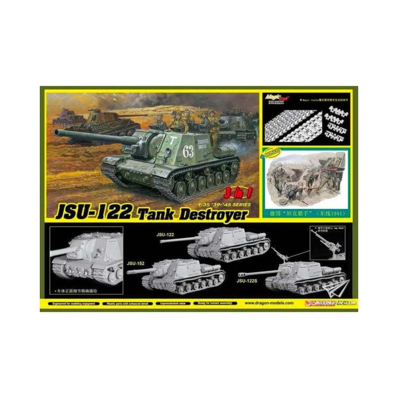 Dragon Jsu-122 Vs Panzerjager(3 In 1) (1/35) 6787 Dragon Jsu-122 Vs Panzerjager(3 In 1) (1/35) 6787