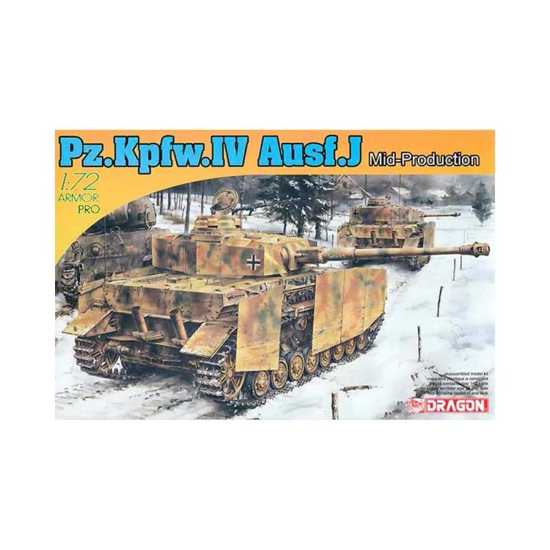 Dragon Pz.Kpfw.Iv Ausf J Mid Prod (1/72) 7498