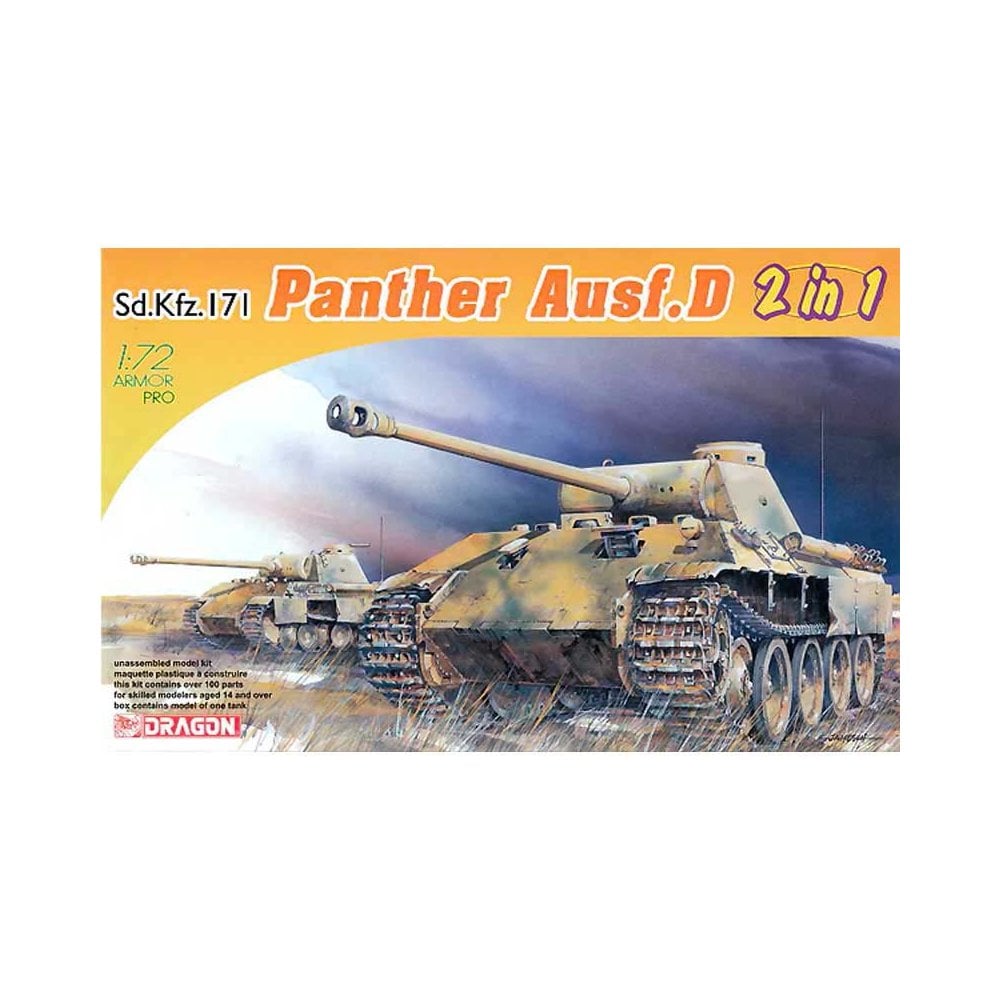 Dragon Sdkfz 171 Panther Ausf D(2In1) (1/72) 7547 Dragon Sdkfz 171 Panther Ausf D(2In1) (1/72) 7547
