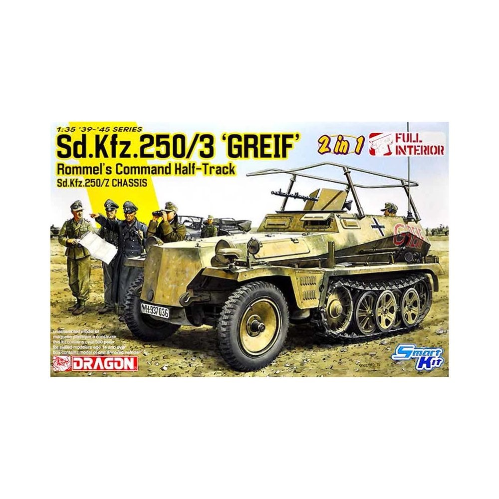 Dragon Sd.Kfz 250/3 Greif (2 In 1) (1/35) 6911 Dragon Sd.Kfz 250/3 Greif (2 In 1) (1/35) 6911