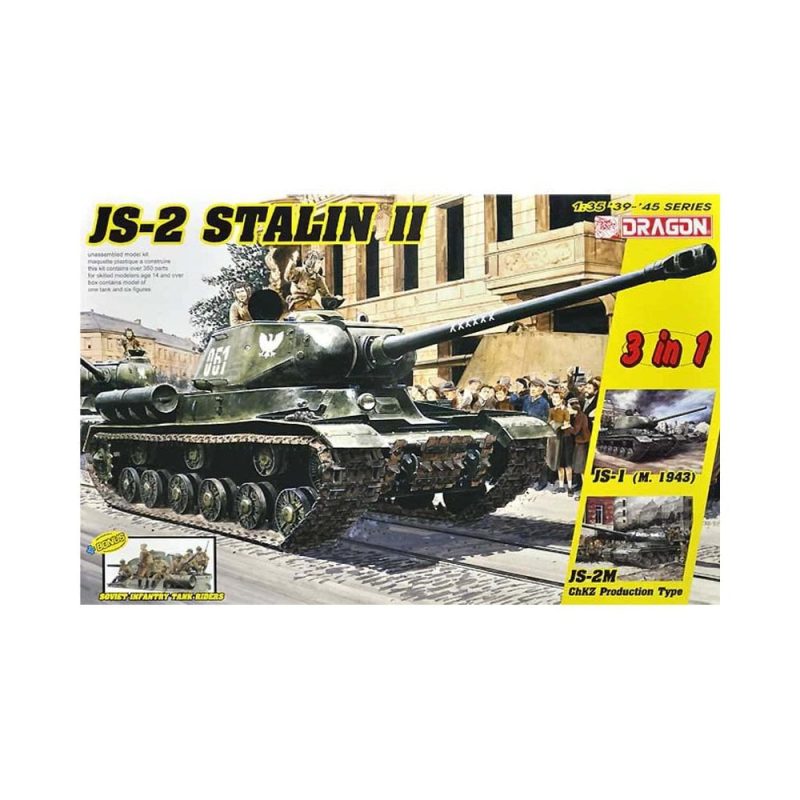 Dragon JS-2 Stalin II + Soviet Infantry Tank Riders (1/35) 6537 Dragon JS-2 Stalin II + Soviet Infantry Tank Riders (1/35) 6537