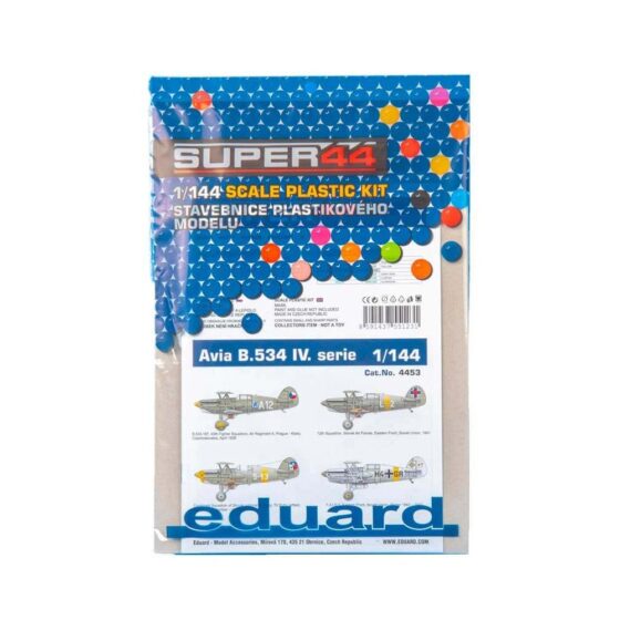 Eduard Super 44: Avia B.534 IV. Serie (1/144) 4453 Eduard Super 44: Avia B.534 IV. Serie (1/144) 4453