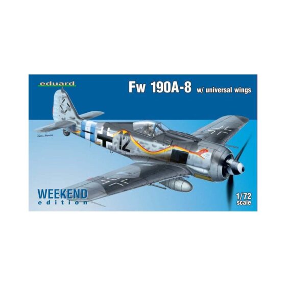 Eduard Weekend Fw 190A-8 with Universal Wings (1/72) 7443 Eduard Weekend Fw 190A-8 with Universal Wings (1/72) 7443