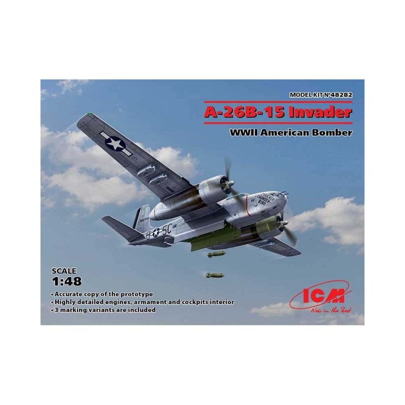 1/48 Douglas A-26B-15 Invader ICM 48282