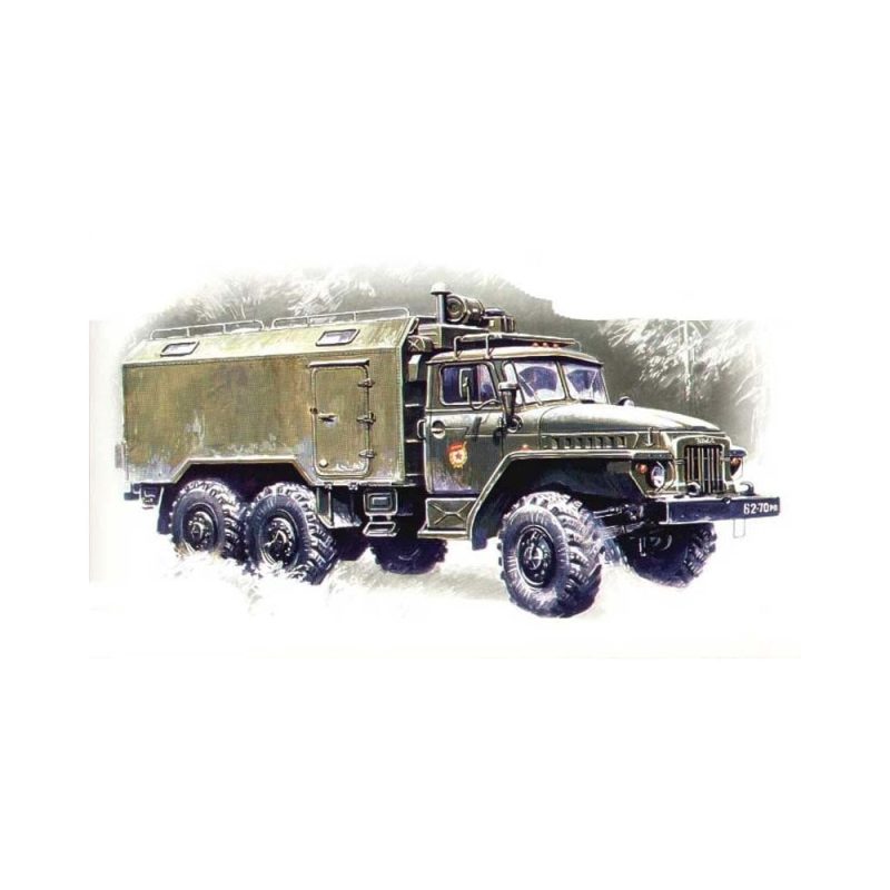 1/72 Ural 375A Command Vehicle ICM 72712 1/72 Ural 375A Command Vehicle ICM 72712
