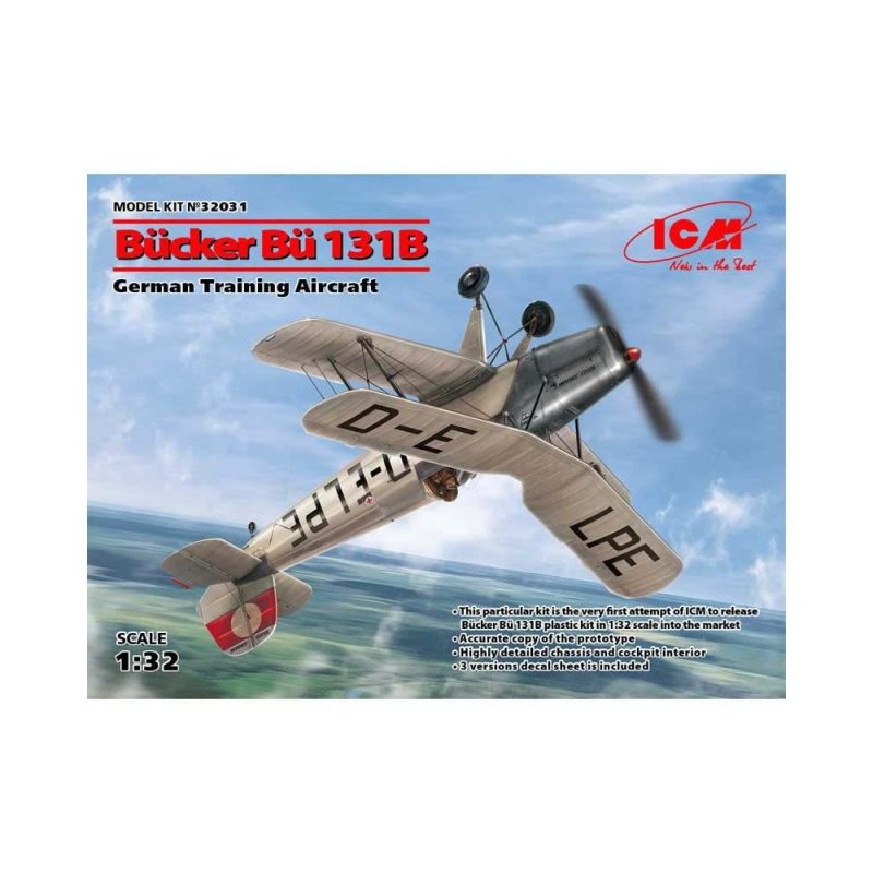 1/32 Bucker Bu 131B, German Training Aircraft ICM 32031