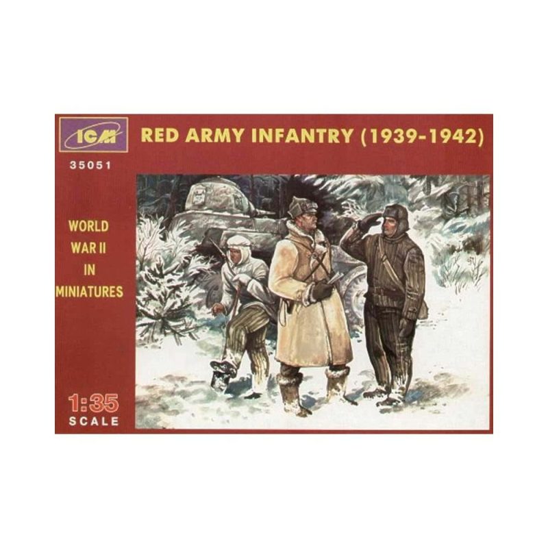 1/35 Red Army Infantry (1939-1942) 3 Figs ICM 35051
